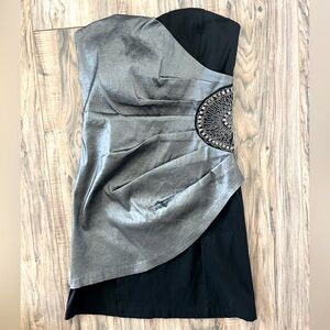 Black & silver cocktail mini